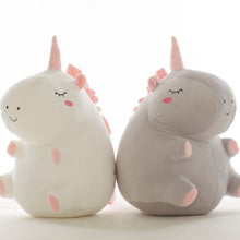 Load image into Gallery viewer, cute fat unicorn white and grey perfect gift for kids and partner