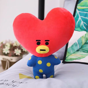 Kpop QH Plush Toys Lovely Star Support Stuffed Doll Kawaii Anime Stuffed Toys Korea Dog Rabbit Koala Horse Plush Gift for bts21