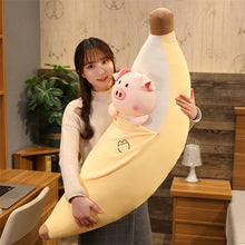 Load image into Gallery viewer, Cute Animals in Banana Plushie 55/95CM