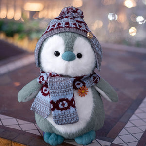 cute penguin plushie with the cutest stare