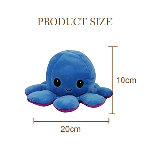 Reversible Flip Octopus Plush Stuffed Toy Soft Animal Home Accessories Cute Animal Doll Children Gifts Baby Companion Plush Toy