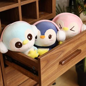 Hot Huggable Nice Super Soft Penguin Plush Toy Cute Cartoon Animal Stuffed Doll Girls Lovers Valentine's Gifts Sofa Pillows
