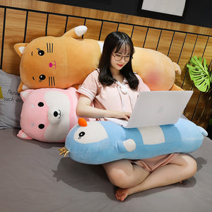 This cute cartoon bolster plushie will be the best gift for your friends/family.