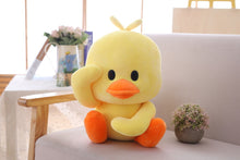 Load image into Gallery viewer, cute saluting duck plushie