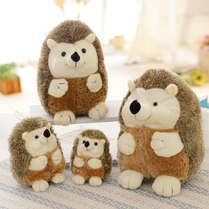 hedgehog plushie with different size and smooth spines