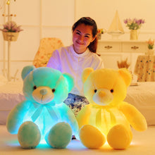 Load image into Gallery viewer, Blue and Yellow teddy bear plushie for your loved ones