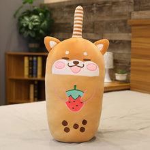Load image into Gallery viewer, Cute Animal Bubble Tea Plushie 25/35/50/70 CM