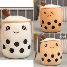 Load image into Gallery viewer, Bubble Milk Tea with Boba Plushie 25-50CM