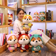 Load image into Gallery viewer, complete collection of all 4 dressed up shiba inu plushies