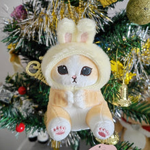 Load image into Gallery viewer, cute ginger cat plushie pendant to be hang on christmas tree