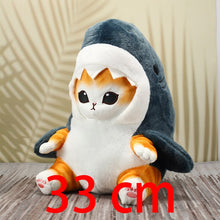 Load image into Gallery viewer, Various Sizes of Ginger Cat Shark Plushies