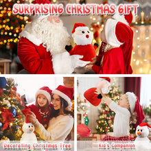 Load image into Gallery viewer, cute reversible christmas santa claus/ snowman plushie gifts under £20