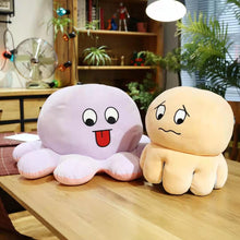 Load image into Gallery viewer, Cute Reversible Octopus Plushie