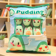 Load image into Gallery viewer, mini avocado plushies in a bag